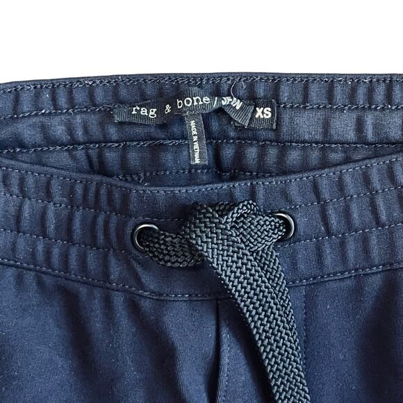 Rag & Bone Women’s Sz XS Dark Navy Simone Sport Pants Drawstring Ankle Zip - Picture 7 of 16
